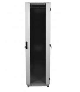 Шкаф телекоммуникационный напольный 33U (600x800) дверь стекло