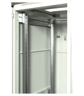 Шкаф телекоммуникационный напольный 27U (600x600) дверь стекло