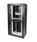 Шкаф серверный ПРОФ напольный 42U (800x1200) передняя дверь перфор., задняя двойная-распашная перфор., черный, в сборе