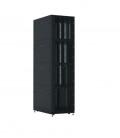 Шкаф серверный ПРОФ напольный колокейшн 44U (600 × 1200) 4 секции, дверь перф. 2 шт., черный,в сборе