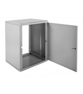 Шкаф телекоммуникационный настенный разборный 15U (600х520) дверь металл