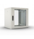 Шкаф телекоммуникационный настенный разборный 15U (600х520), съемные стенки, дверь стекло