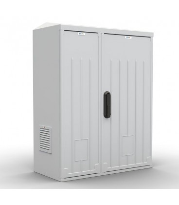 Шкаф уличный всепогодный настенный укомплектованный 15U (Ш600×Г300), полиэстер, комплектация T1-IP54