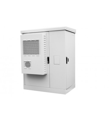 Шкаф всепогодный напольный укомплектованный 24U (Ш1000 × Г900) с эл. отсеком, комплектация ТК-IP54