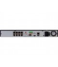 HiWatch DS-N308/2P(B) 8-ми канальный IP-регистратор c 8-ю PoE интерфейсами